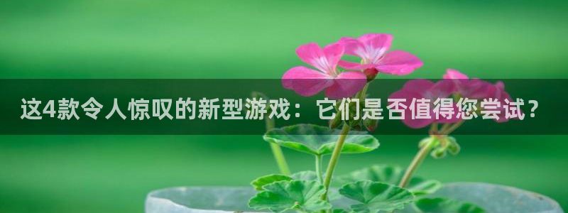 这4款令人惊叹的新型游戏：它们是否值得您尝试？